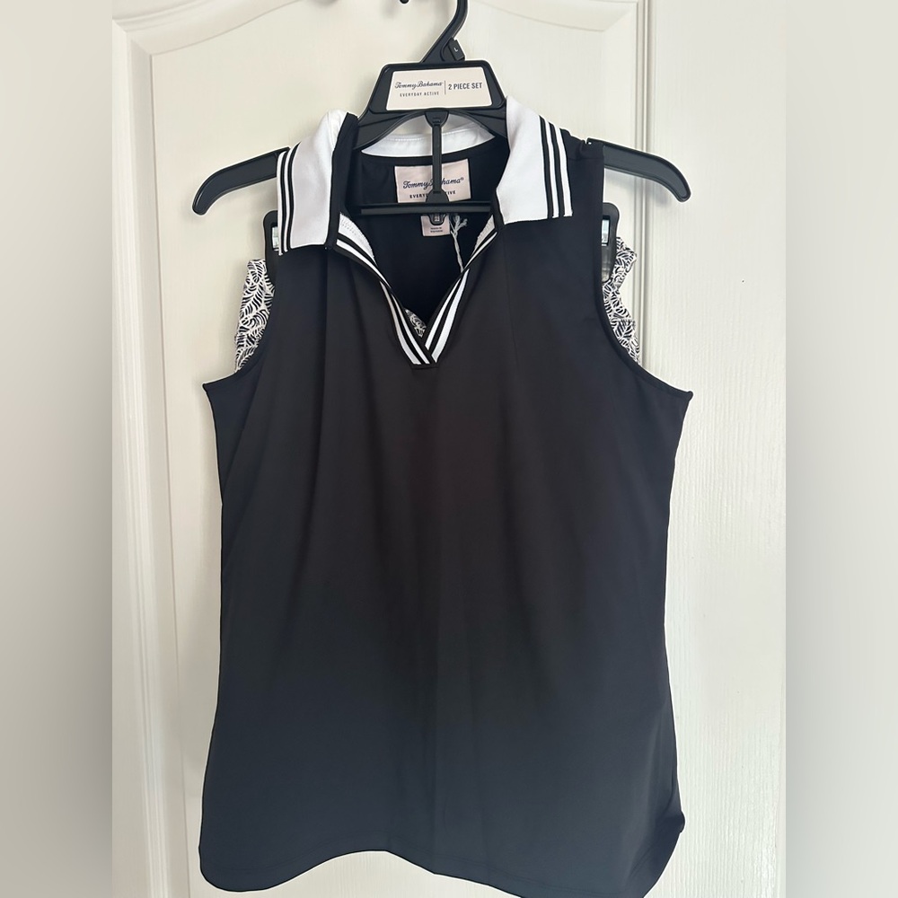NWT Tommy Bahama Everyday Active 2-Piece Set Sleeveless Polo Top & Skort Size L - Picture 4 of 5